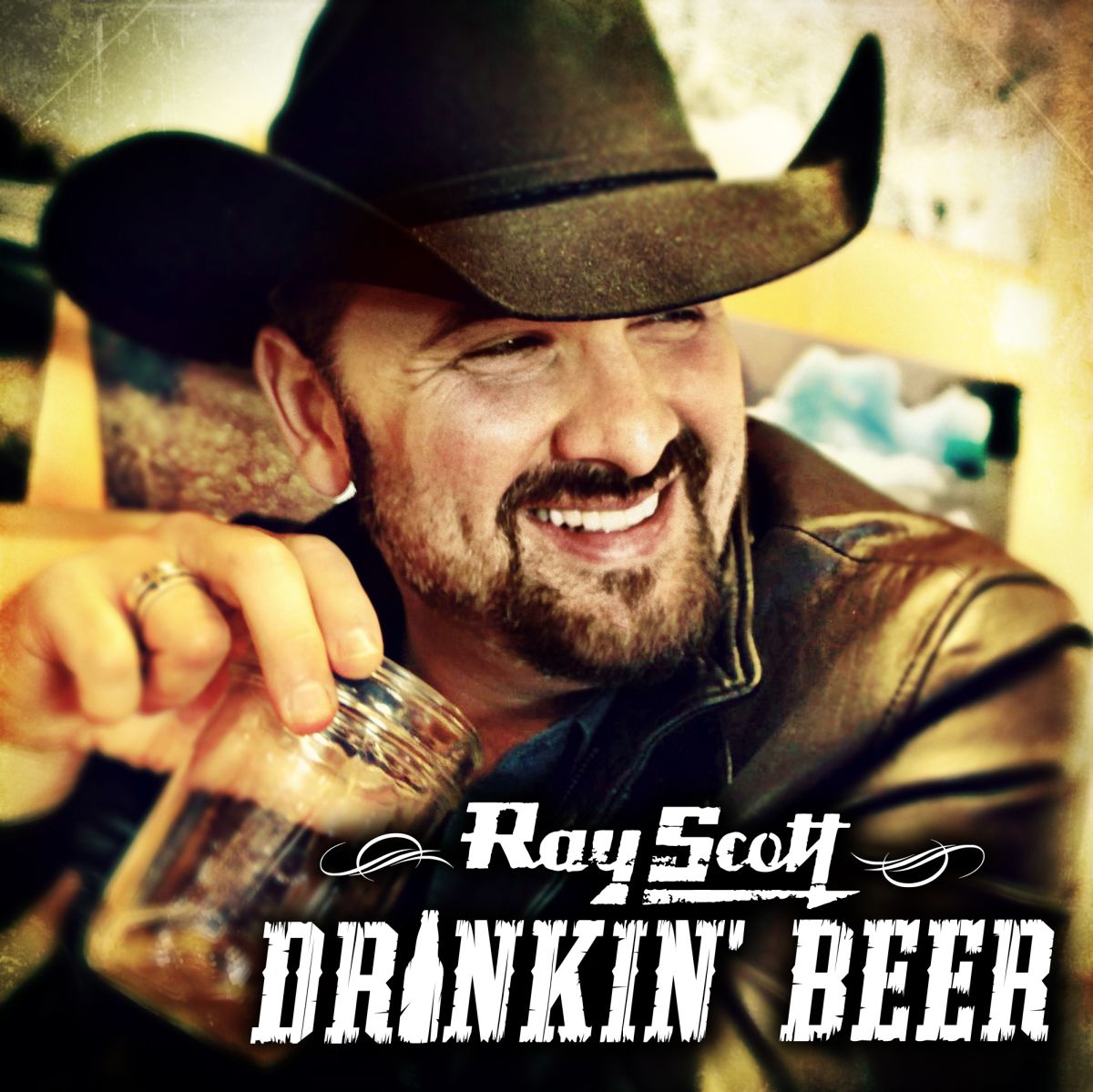 ray scott drinking beer